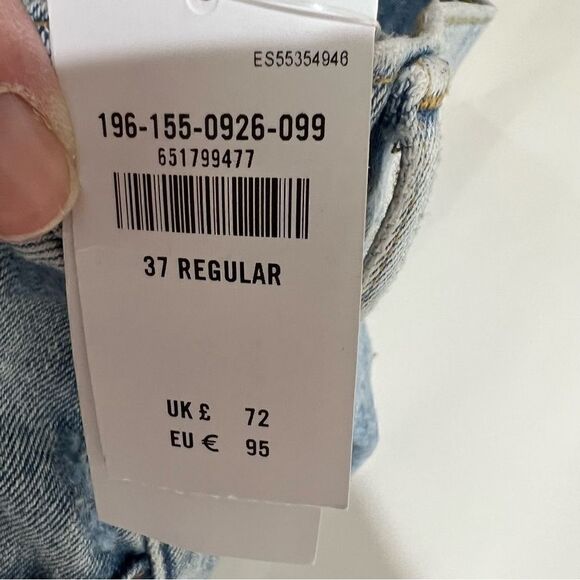 Abercrombie and Fitch The 90s Straight Ultra High Rise Destroyed NWT - Picture 11 of 14